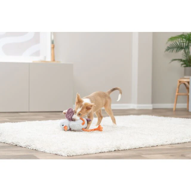 Trixie Ostrich Plush Dog Toy 41cm - Image 4