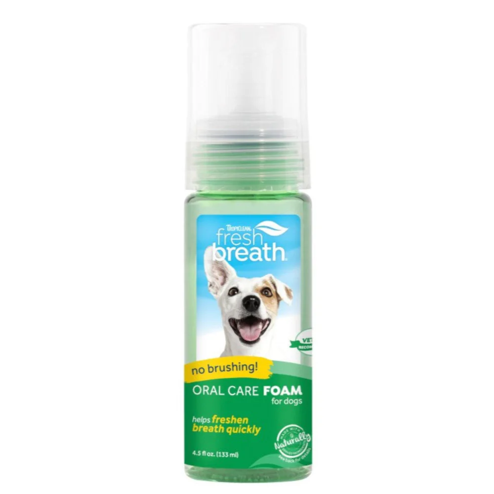 Tropiclean Fresh Breath Oral care Foam 133ml