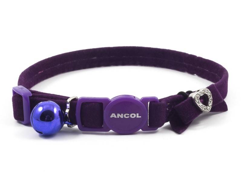 Velvet Heart Safety Cat Collar (Size 3)