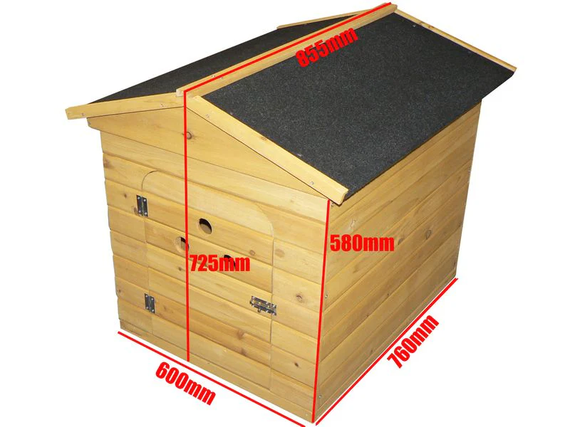 Wooden Dog Kennel With Door - Image 2