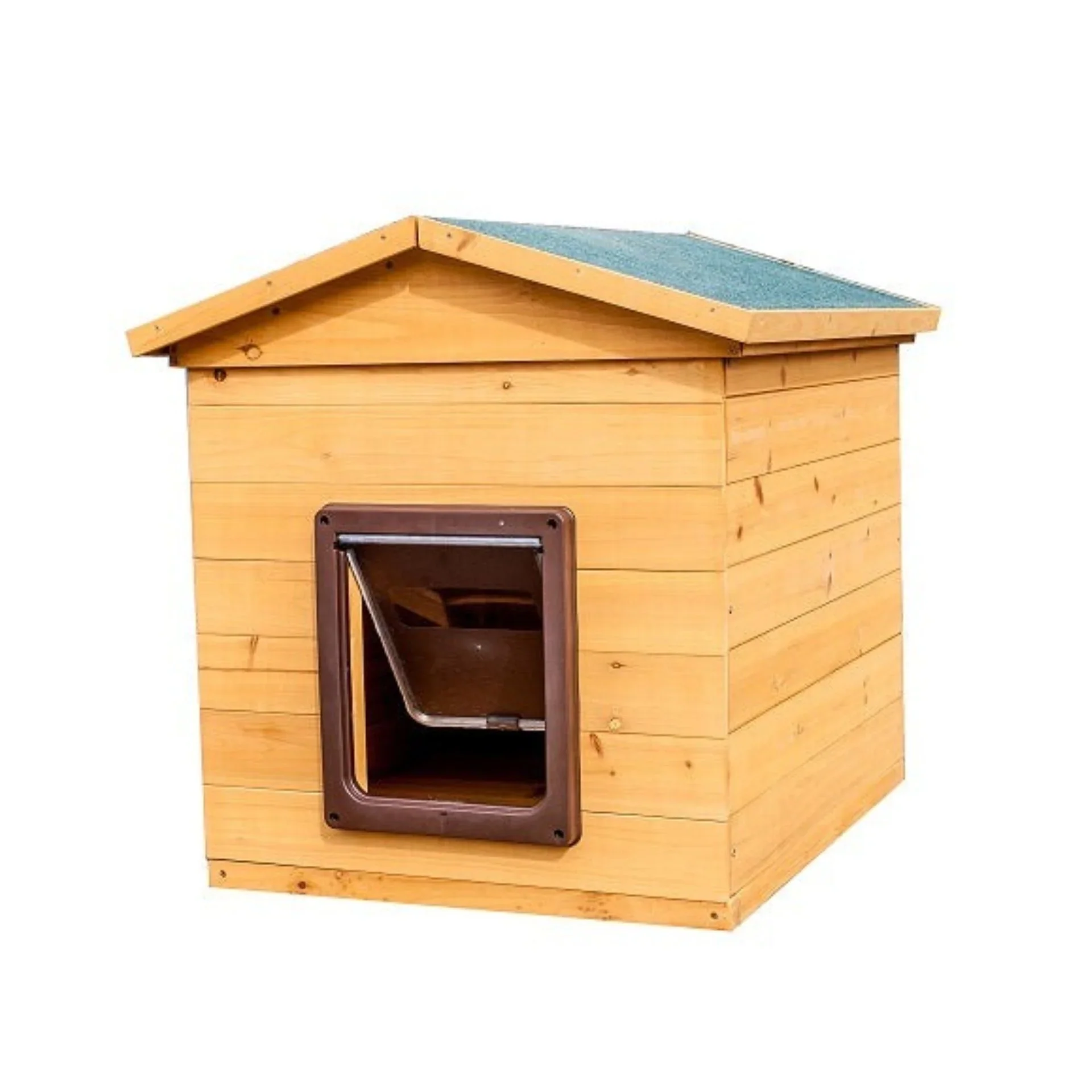 Wooden Dog Kennel With Flap - Image 4